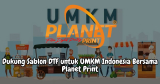 Dukungan Sablon DTF untuk UMKM Indonesia Bersama Planet Print