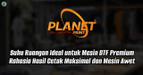 Suhu Ruangan Ideal untuk Mesin DTF Premium: Rahasia Hasil Cetak Maksimal dan Mesin Awet